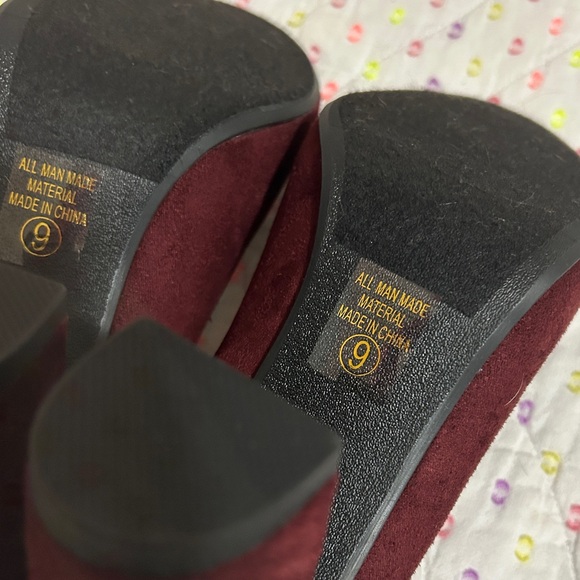 Mary Jane Heels vegan suede 9 - Picture 9 of 11